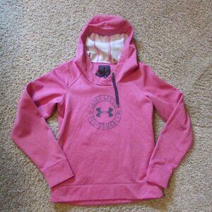 Under Armour Performance Medium Pink Hoodie Hooded Sweatshirt Pullover